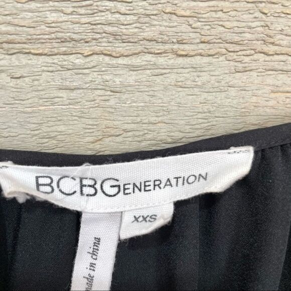 BCBG Peplum Waist Slip Dress - Picture 6 of 8